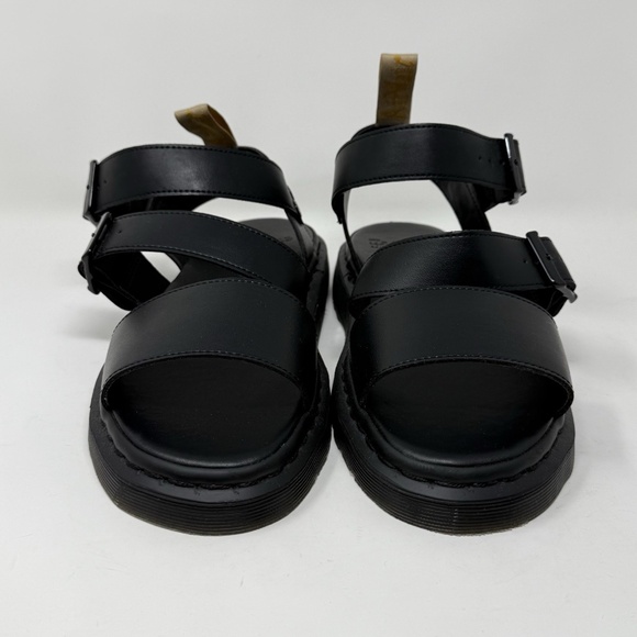 DR. MARTENS Unisex Vegan Gryphon Sandals 45 Men 11 Women 12 Black Faux Leather main image 8